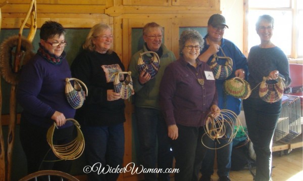 Antler Basket Class Students and Peters