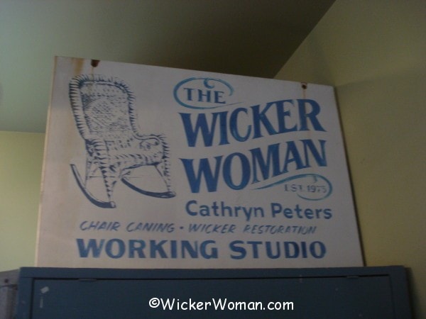 Mike Meyer made Wicker Woman sign