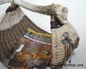 Farewell--Antler Magazine Basket