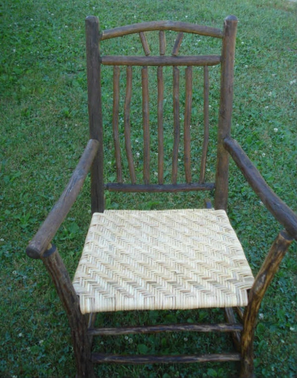 rustic hickory rocker