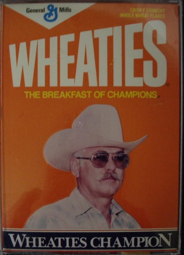 Jack Jungroth on the Wheaties cereal box