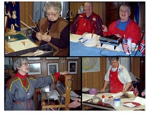 Ethnic arts and crafts at Kaleva Hall, Virginia, MN