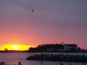 Sunrise on Lake Superior Grand Marais