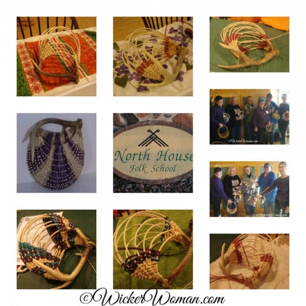 North House Folk School Antler Basket Class