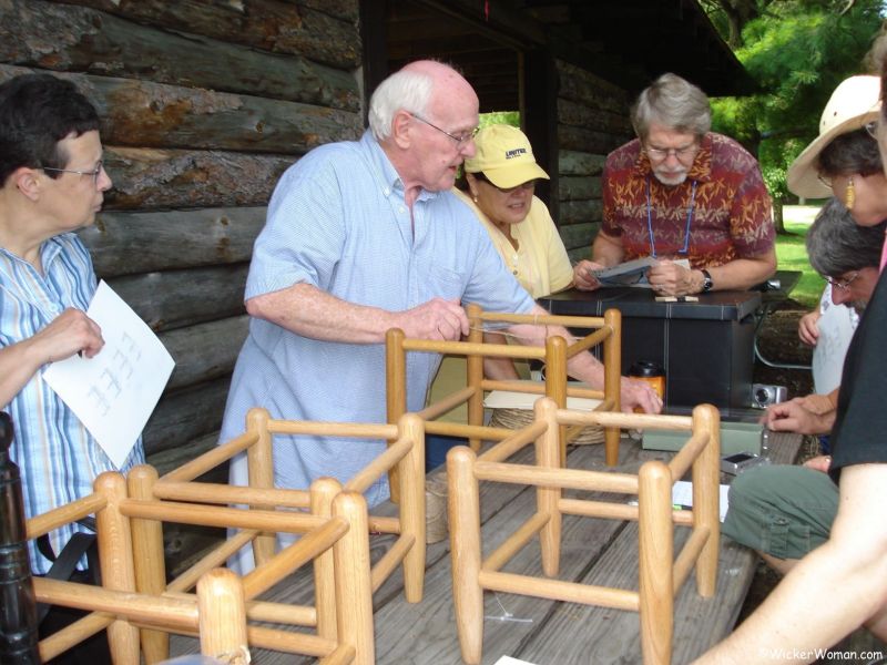 Tom Holtkamp chair caning TSWG 2009