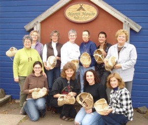 Peters Antler Basket Class North House Folk School