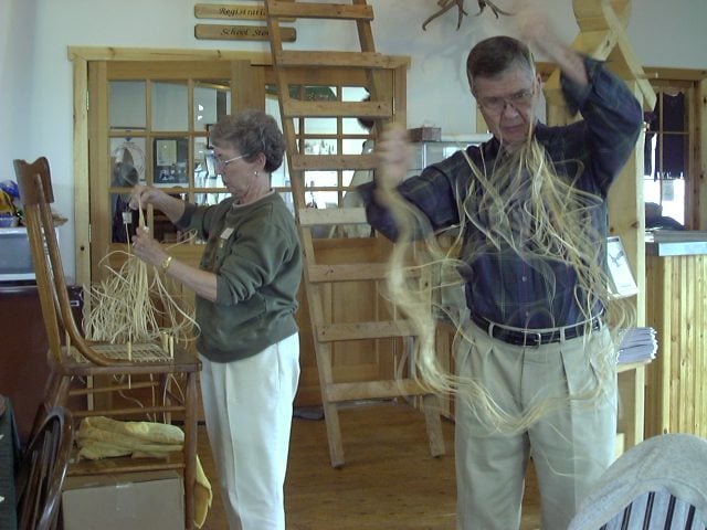 North House Chair Caning Class