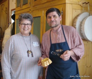 Cathryn and Vladimir Russian Birch Bark Class