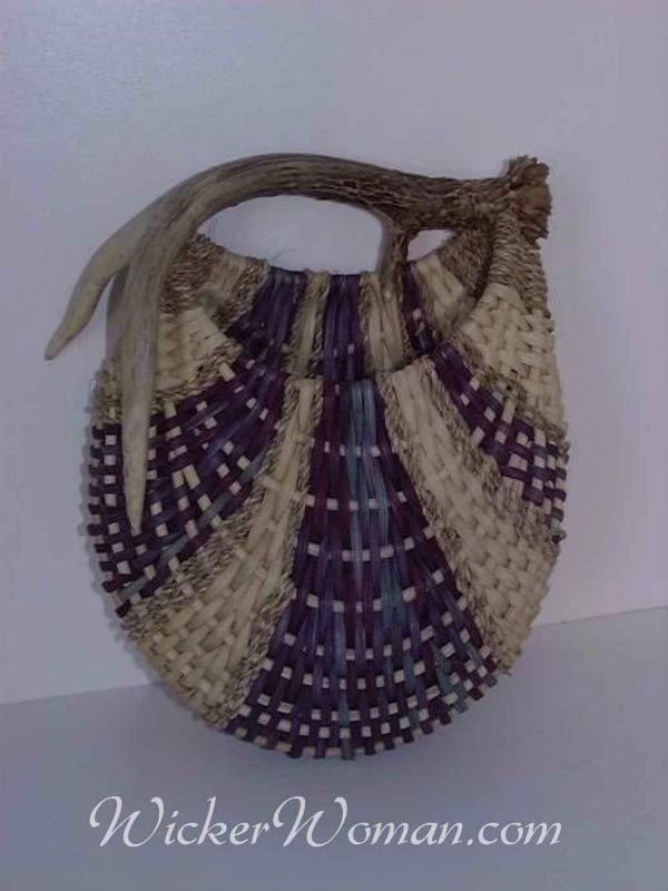 Gem antler basket wall pocket