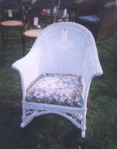 Paper Wicker Rocker circa 1930