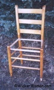 post and rail chair frame