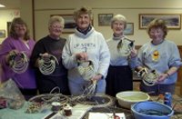 2007 Range Fiber Arts antler basket class 