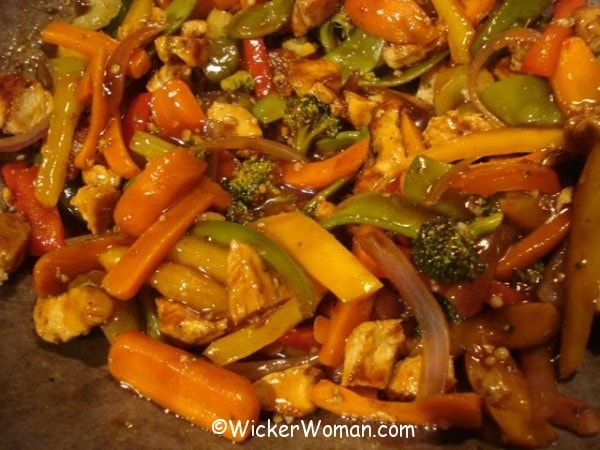 stir fry chicken-veggie