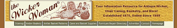 WickerWoman.com homepage top navigation 2008.